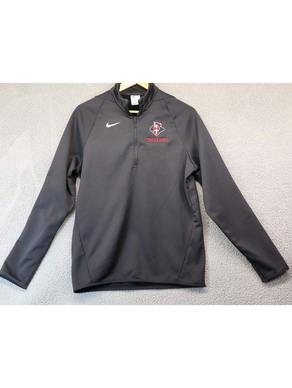 Nike Dri Fi Holy Cross Crusaders 1/2 Half Zip Adult Medium